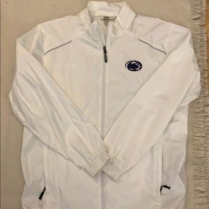 Penn State White Woman’s Rain Jacket